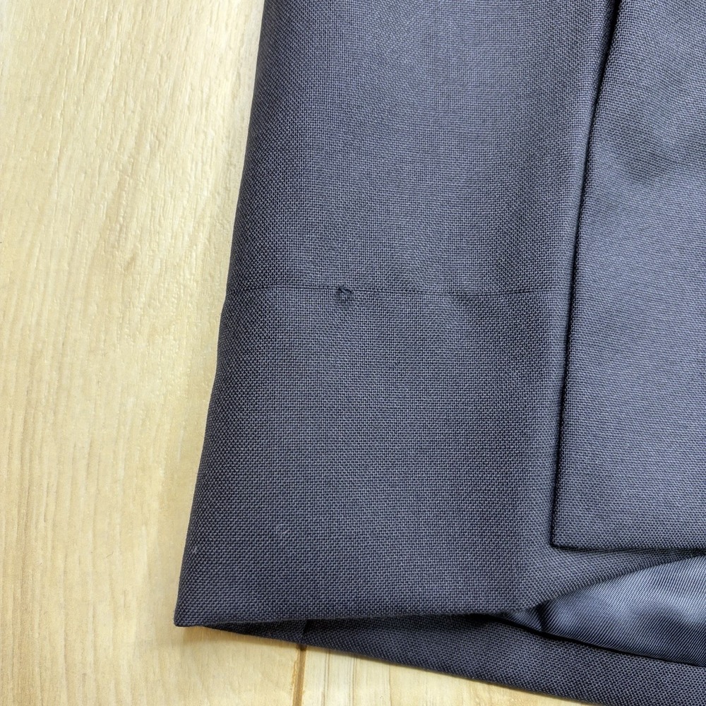 J. Crew Mens 44R Slim Fit Ludlow Loro Piana Navy Blue Wool Sport Coat Jacket - Picture 14 of 16
